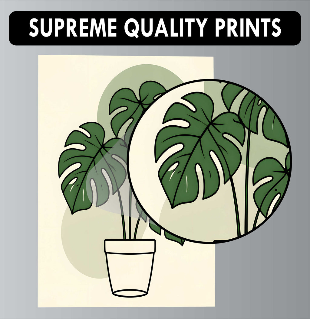 Wall Art Posters - Set of 4 - 12 x 8.5 Inch