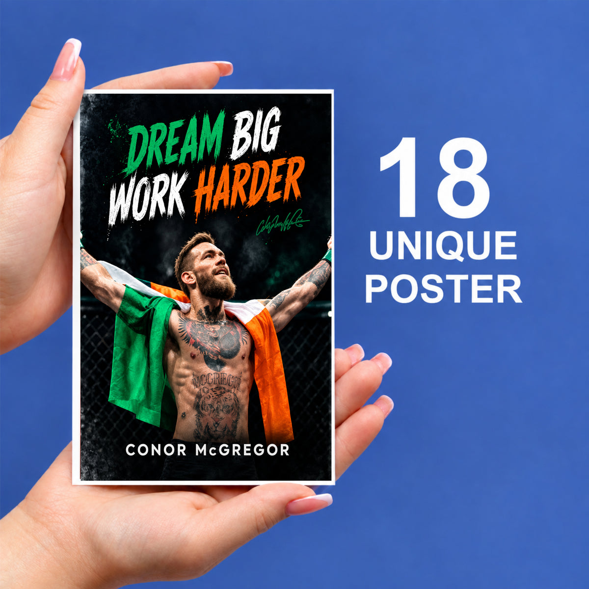 UFC Gym Motivational Card - Set of 18 - 6 x 4 Inch