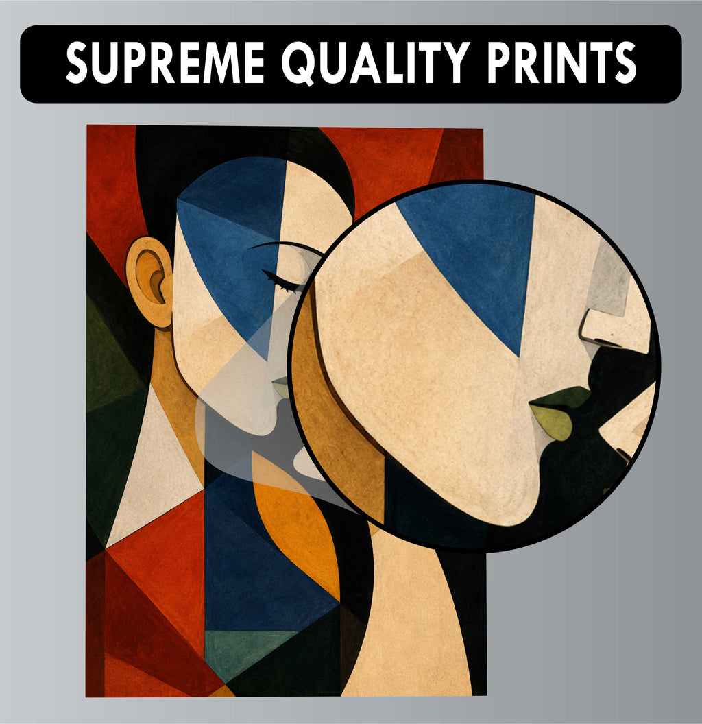 Abstract Posters - Set of 4- 12 x 8.5 Inch