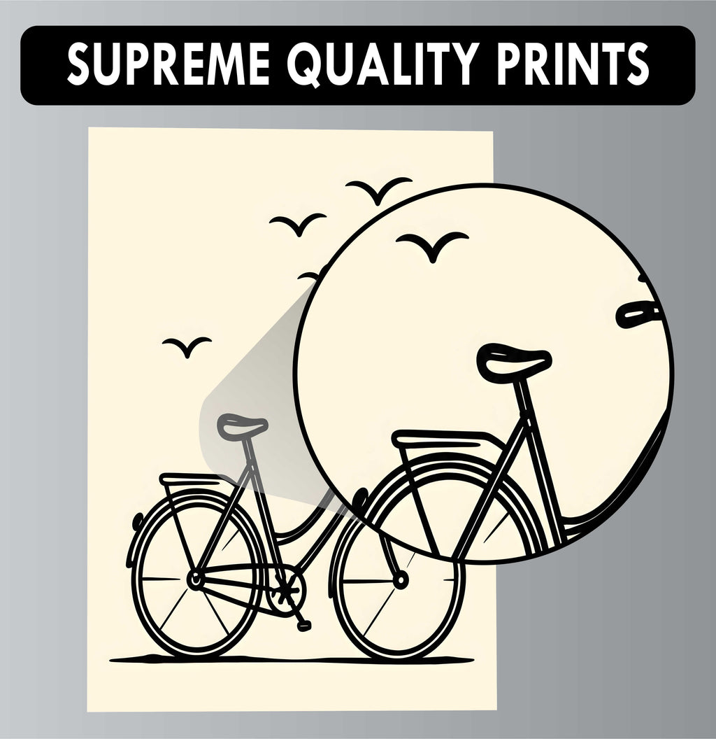 Wall Art Posters - Set of 4 - 12 x 8.5 Inch