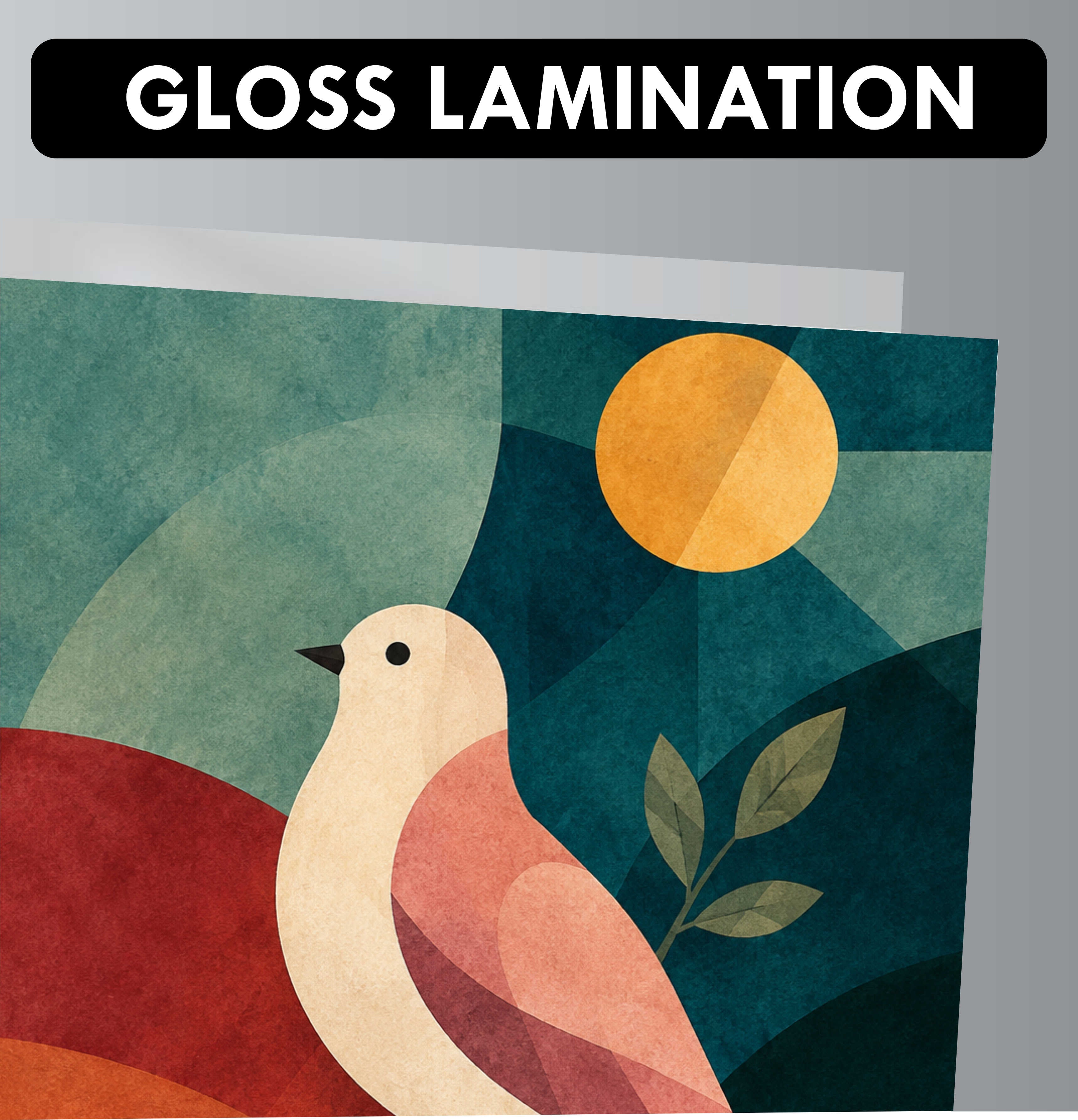 Abstract Posters - Set of 4 - 12 x 8.5 Inch
