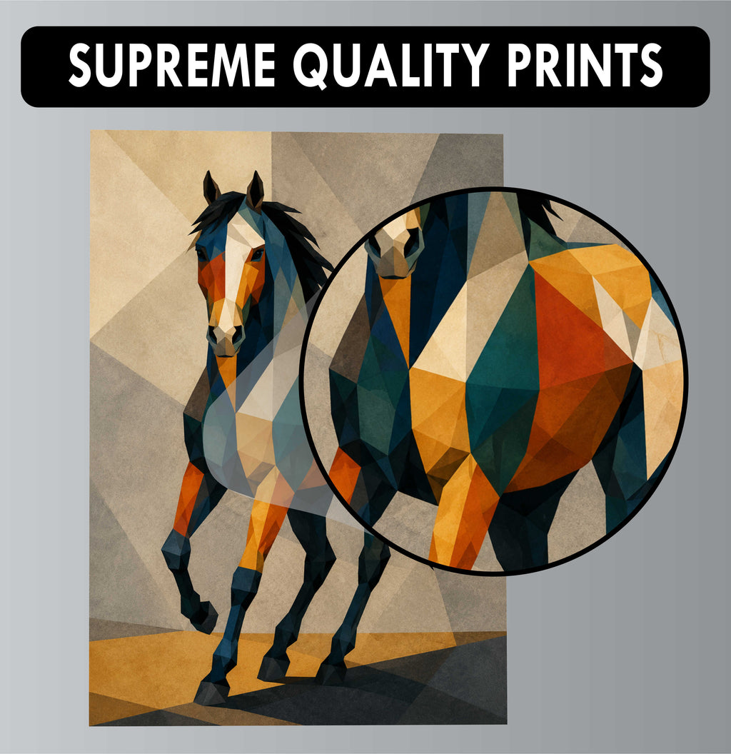 Abstract Posters - Set of 4 - 12 x 8.5 Inch