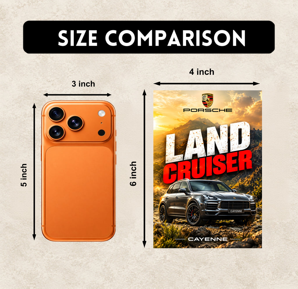 Car Posters - Set of 18 - 6 x 4 Inch