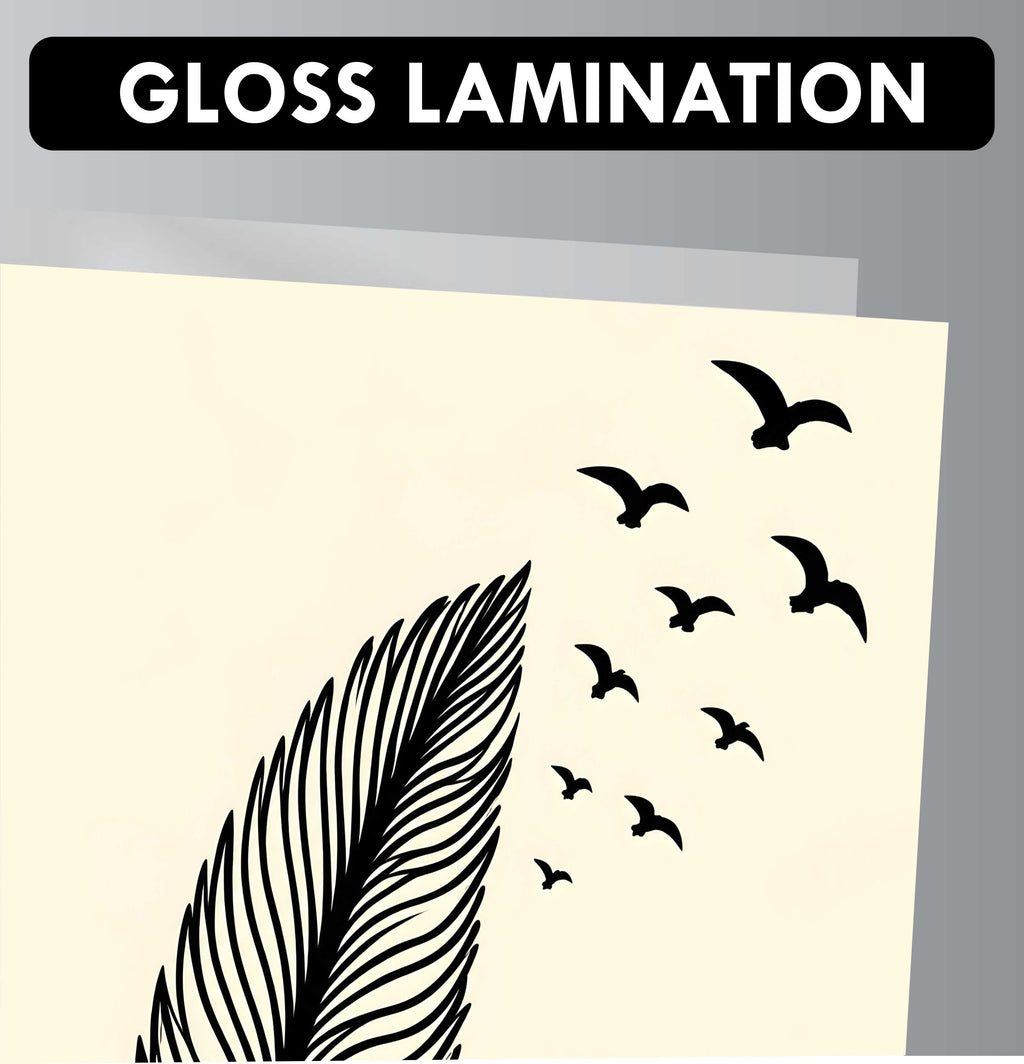 Wall Art Posters - Set of 4 - 12 x 8.5 Inch