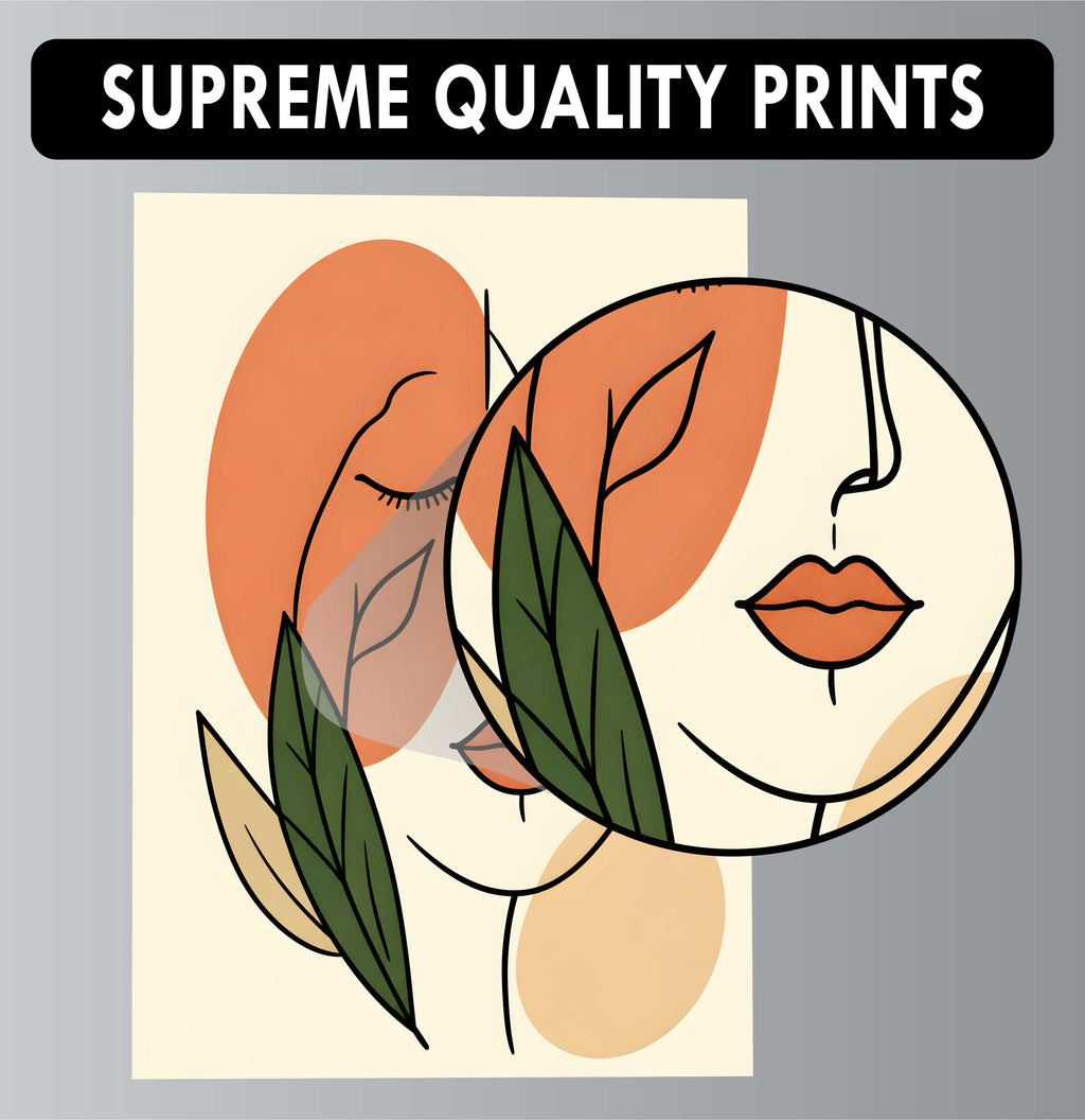 Wall Art Posters - Set of 4 - 12 x 8.5 Inch