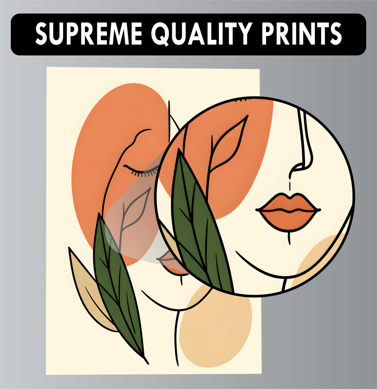 Wall Art Posters - Set of 4 - 12 x 8.5 Inch