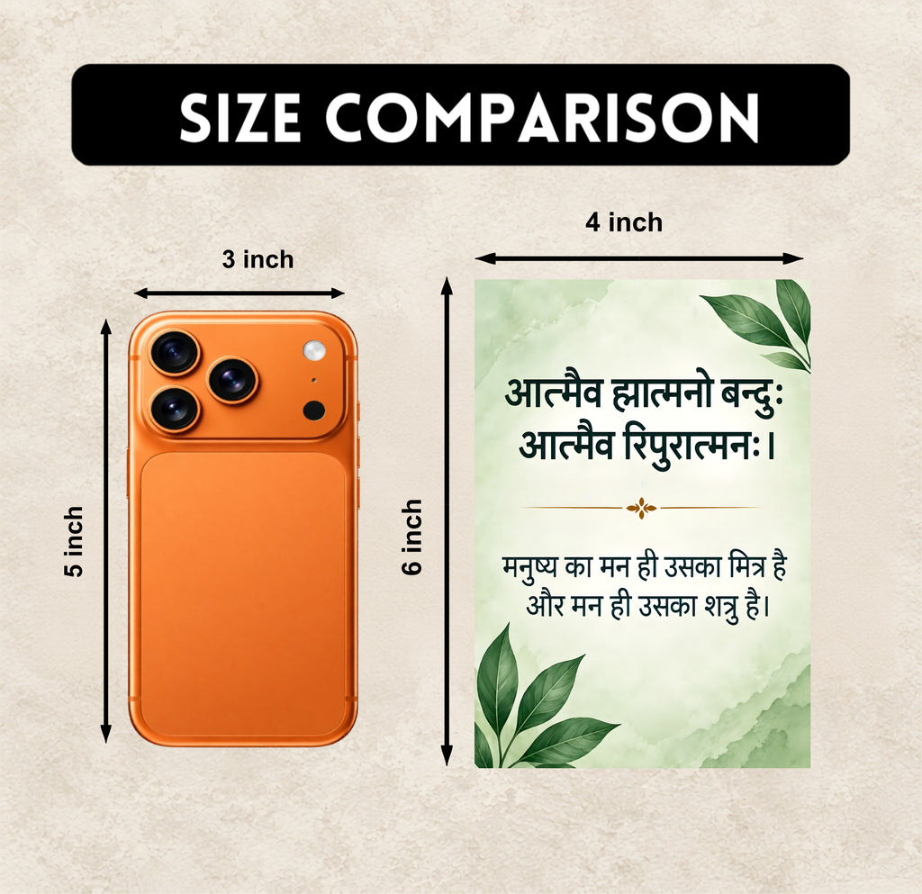 Shlok Posters - Set of 18 - 6 x 4 Inch